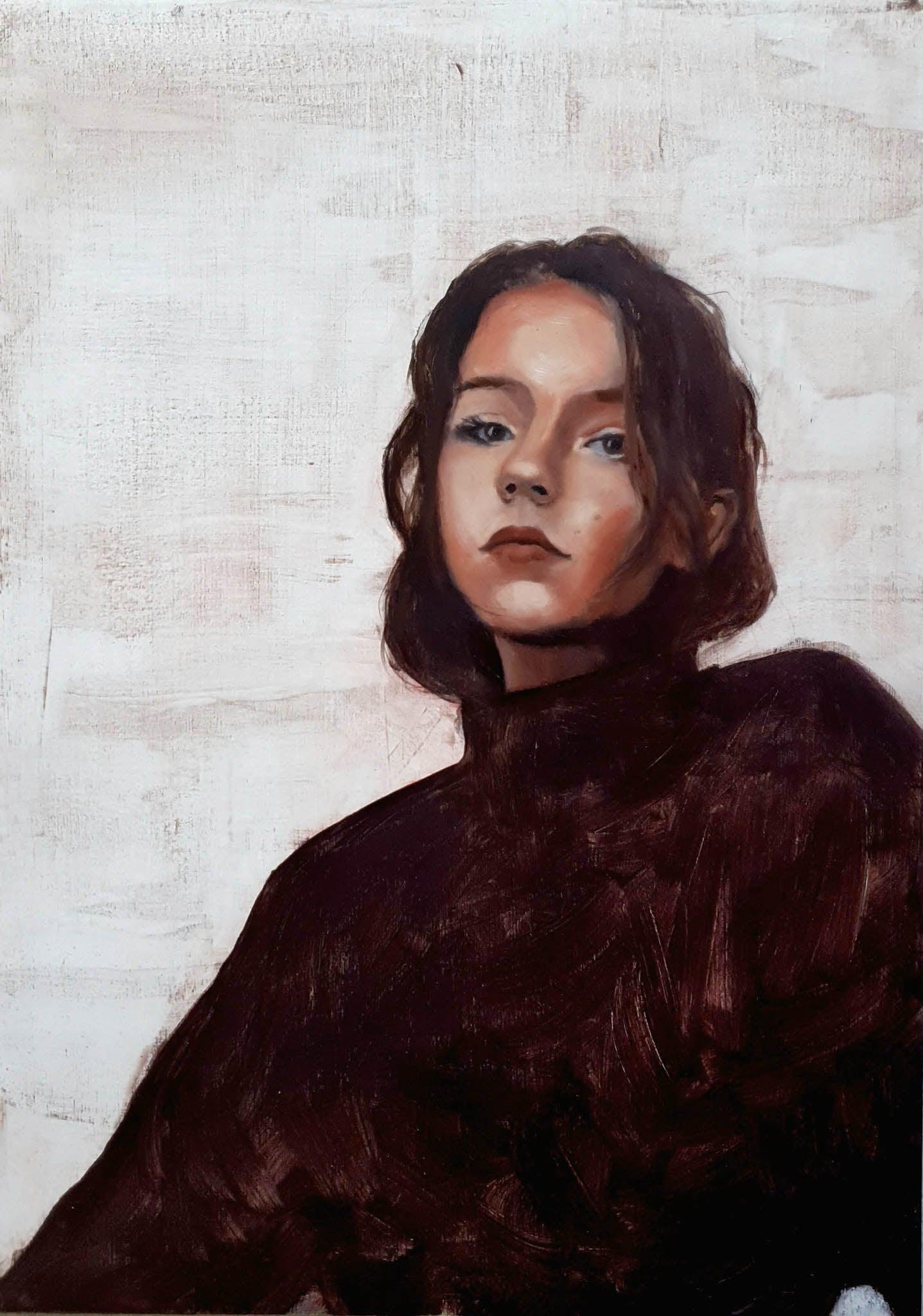 Portrait 7/100 #100headschallange - Kirsi Hallberg Art