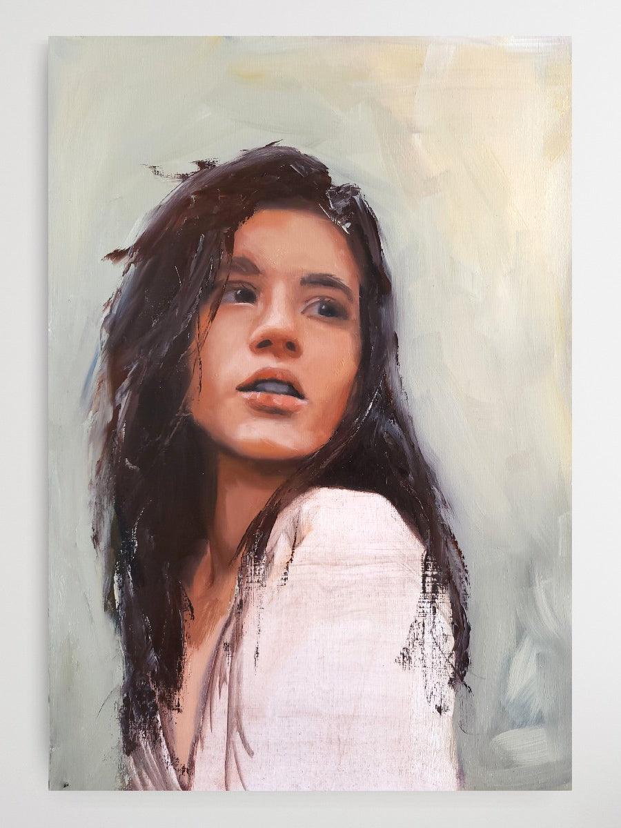 Portrait 8/100 #100headschallange - Kirsi Hallberg Art