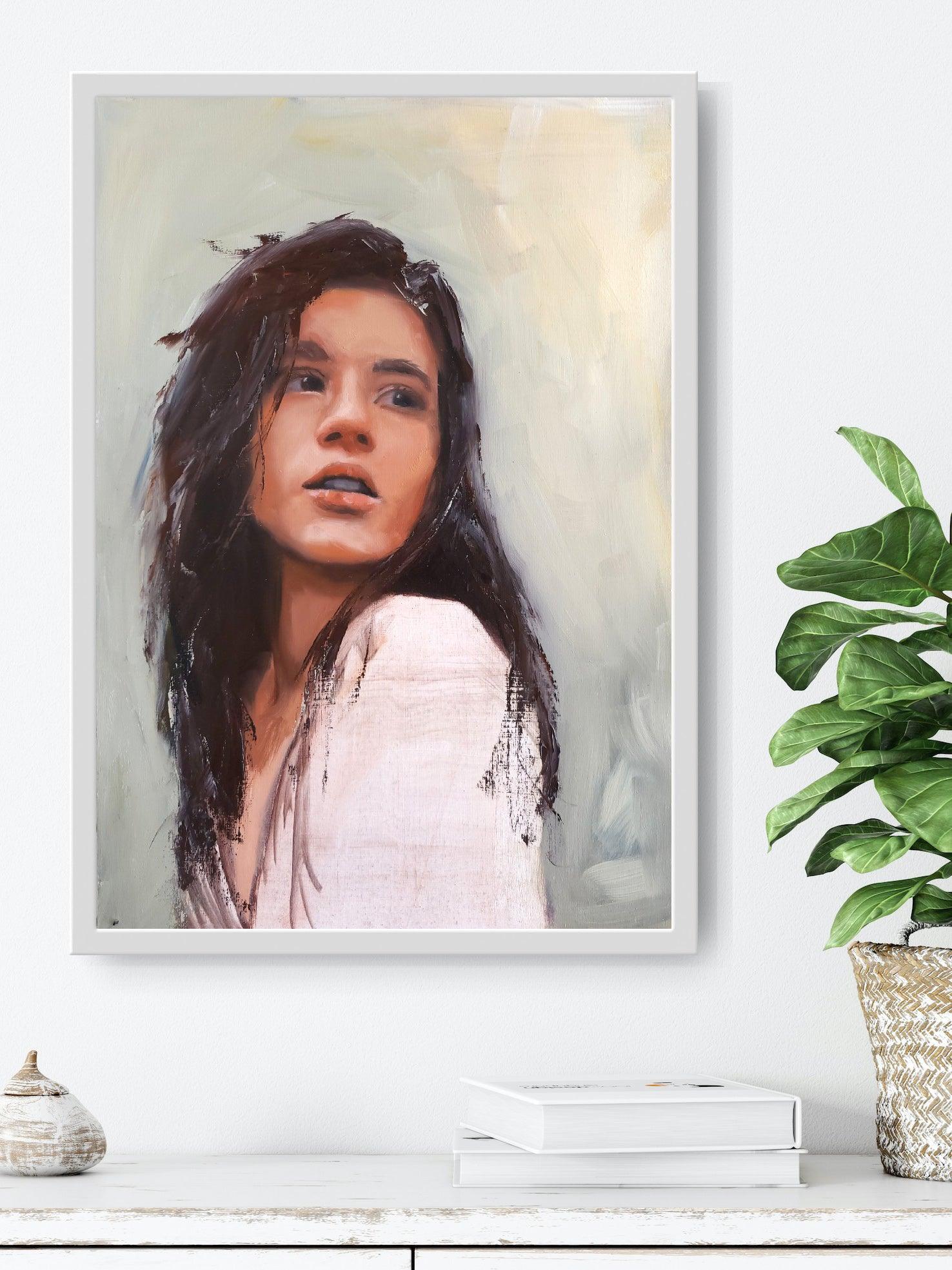Portrait 8/100 #100headschallange - Kirsi Hallberg Art
