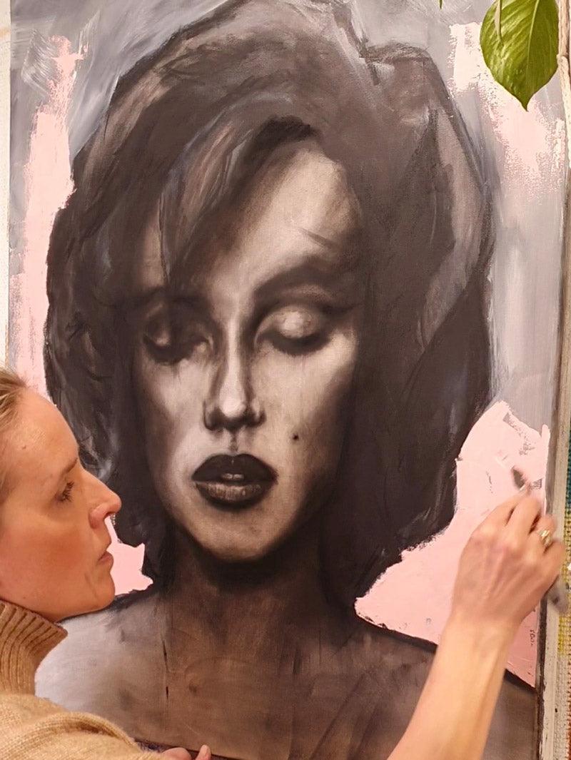 "Norma Jeane" - Kirsi Hallberg Art