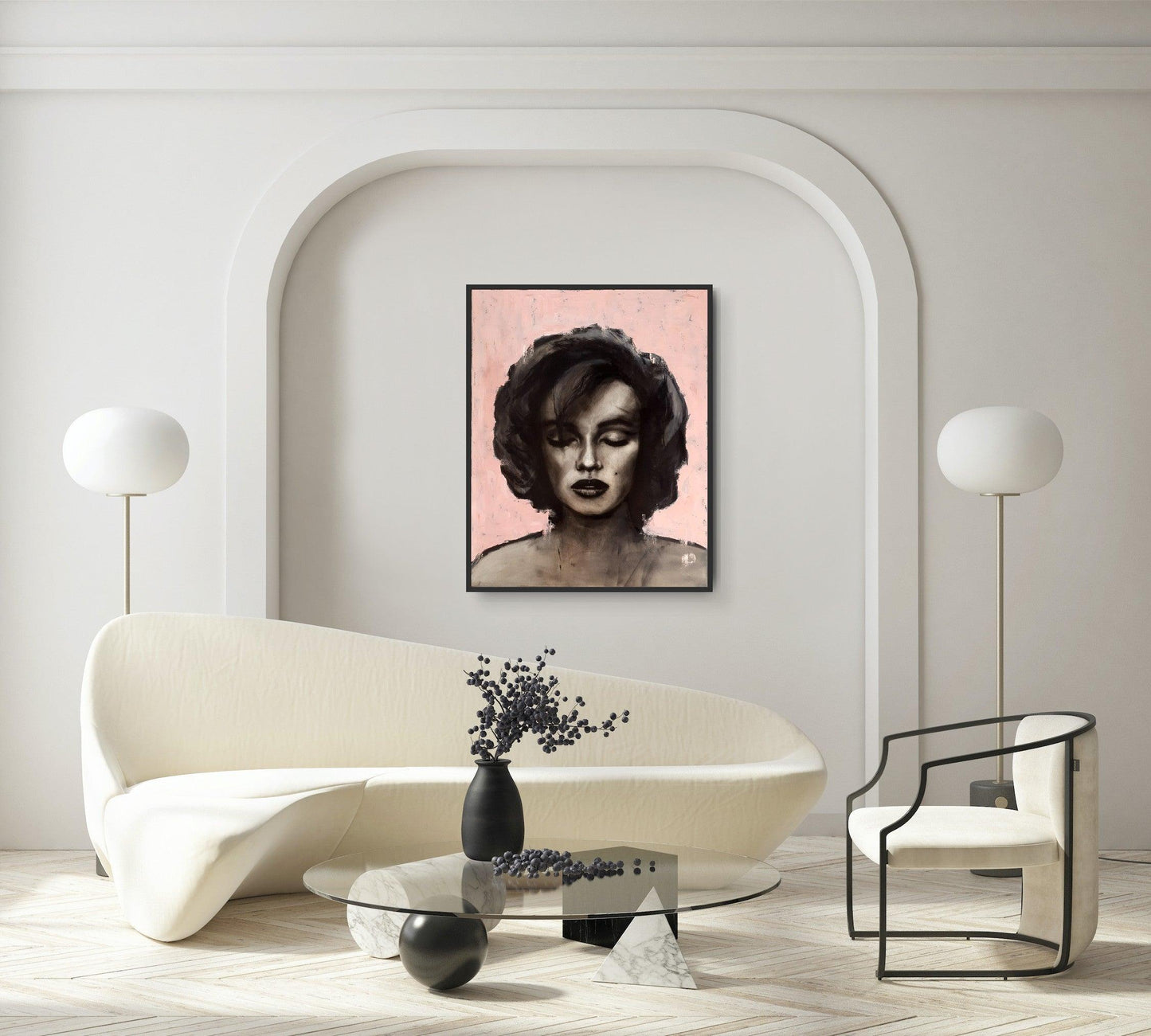 "Norma Jeane" - Kirsi Hallberg Art